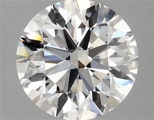 Picture of Lab Grown Diamond 2.55 Carats, Round with Excellent Cut, F Color, VVS2 Clarity and Certified by IGI
