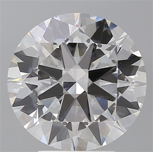 Picture of Lab Grown Diamond 4.54 Carats, Round with Excellent Cut, E Color, VVS2 Clarity and Certified by IGI