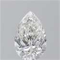 Natural Diamond 4.52 Carats, Pear with  Cut, H Color, VS1 Clarity and Certified by GIA