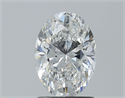 Natural Diamond 1.24 Carats, Oval with  Cut, E Color, VVS1 Clarity and Certified by GIA
