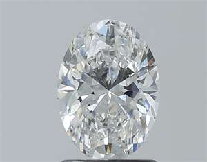 Picture of Natural Diamond 1.24 Carats, Oval with  Cut, E Color, VVS1 Clarity and Certified by GIA