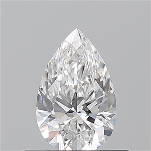 Picture of Natural Diamond 0.50 Carats, Pear with  Cut, E Color, VS1 Clarity and Certified by GIA