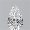 Diamante Natural 0.70 quilates, De pera , Color F, claridad VS2 y certificado GIA