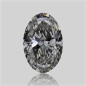 Natural Diamond 0.50 Carats, Oval with  Cut, G Color, SI2 Clarity and Certified by GIA