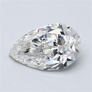 Picture of Natural Diamond 2.00 Carats, Pear with  Cut, G Color, SI1 Clarity and Certified by GIA