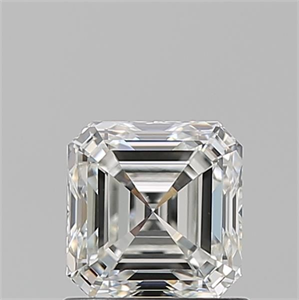 Foto Diamante Natural 1.01 quilates, Asscher , Color H, claridad VS2 y certificado GIA de