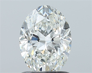 Picture of Natural Diamond 1.20 Carats, Oval with  Cut, H Color, VS2 Clarity and Certified by GIA