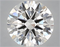 Lab Grown Diamond 1.09 Carats, Round with Excellent Cut, E Color, VVS2 Clarity and Certified by IGI