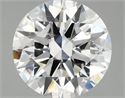 Lab Grown Diamond 2.54 Carats, Round with Ideal Cut, D Color, VVS2 Clarity and Certified by IGI