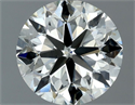 Natural Diamond 0.90 Carats, Round with Very Good Cut, J Color, SI1 Clarity and Certified by IGI