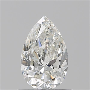 Picture of Natural Diamond 0.82 Carats, Pear with  Cut, I Color, VVS1 Clarity and Certified by GIA