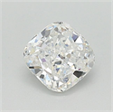 Natural Diamond 0.60 Carats, Cushion with  Cut, F Color, SI2 Clarity and Certified by GIA
