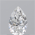Diamante Natural 0.70 quilates, De pera , Color F, claridad VS2 y certificado GIA