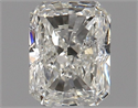 Natural Diamond 0.73 Carats, Radiant with  Cut, I Color, SI2 Clarity and Certified by GIA