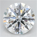 Lab Grown Diamond 3.34 Carats, Round with Excellent Cut, D Color, IF Clarity and Certified by GIA