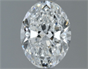 Natural Diamond 1.20 Carats, Oval with  Cut, E Color, SI2 Clarity and Certified by GIA
