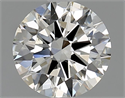 Natural Diamond 1.11 Carats, Round with Excellent Cut, H Color, SI1 Clarity and Certified by IGI