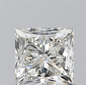 Picture of Natural Diamond 1.01 Carats, Princess with  Cut, J Color, VVS2 Clarity and Certified by GIA