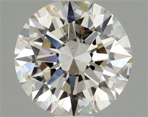 Picture of Natural Diamond 0.55 Carats, Round with Excellent Cut, J Color, VS2 Clarity and Certified by GIA