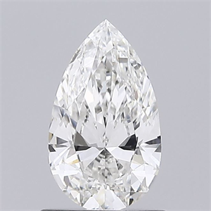 Picture of Natural Diamond 0.72 Carats, Pear with  Cut, H Color, VS1 Clarity and Certified by GIA