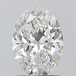 Picture of Natural Diamond 1.20 Carats, Oval with  Cut, E Color, VVS2 Clarity and Certified by GIA