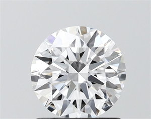 Picture of Lab Grown Diamond 1.04 Carats, Round with Ideal Cut, D Color, VVS1 Clarity and Certified by IGI