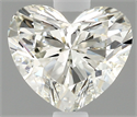 Natural Diamond 0.40 Carats, Heart with  Cut, H Color, IF Clarity and Certified by IGI