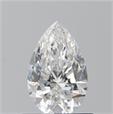 Natural Diamond 0.70 Carats, Pear with  Cut, F Color, SI1 Clarity and Certified by GIA