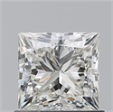 Natural Diamond 0.96 Carats, Princess with  Cut, K Color, VS2 Clarity and Certified by GIA
