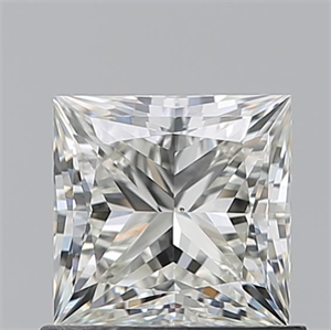 Picture of Natural Diamond 0.96 Carats, Princess with  Cut, K Color, VS2 Clarity and Certified by GIA