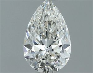 Picture of Natural Diamond 0.50 Carats, Pear with  Cut, H Color, VVS1 Clarity and Certified by GIA
