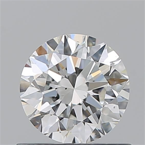 Picture of Natural Diamond 0.70 Carats, Round with Excellent Cut, H Color, VS2 Clarity and Certified by GIA