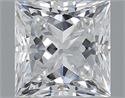 Diamante Natural 2.01 quilates, Princesa , Color E, claridad VVS2 y certificado GIA