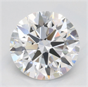 Del inventario de diamantes de laboratorio, 2.06 quilates, Redondo , Color D, claridad IF y certificado IGI