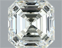 Natural Diamond 2.02 Carats, Asscher with  Cut, I Color, IF Clarity and Certified by IGI