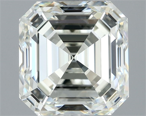 Picture of Natural Diamond 2.02 Carats, Asscher with  Cut, I Color, IF Clarity and Certified by IGI
