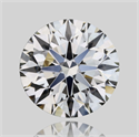 Natural Diamond 0.70 Carats, Round with Excellent Cut, I Color, VS1 Clarity and Certified by GIA