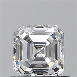 Picture of Natural Diamond 0.72 Carats, Asscher with  Cut, E Color, VS2 Clarity and Certified by GIA