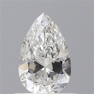 Foto Diamante Natural 0.50 quilates, De pera , Color F, claridad VS2 y certificado GIA de