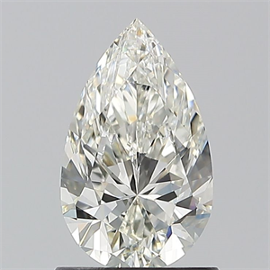 Picture of Natural Diamond 1.01 Carats, Pear with  Cut, I Color, VS1 Clarity and Certified by GIA