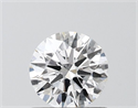 Lab Grown Diamond 0.77 Carats, Round with Ideal Cut, D Color, VVS2 Clarity and Certified by IGI