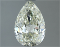 Natural Diamond 1.00 Carats, Pear with  Cut, L Color, SI1 Clarity and Certified by IGI