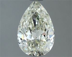 Picture of Natural Diamond 1.00 Carats, Pear with  Cut, L Color, SI1 Clarity and Certified by IGI