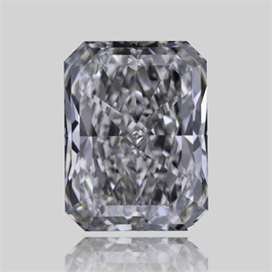 Picture of Natural Diamond 1.02 Carats, Radiant with  Cut, I Color, VS1 Clarity and Certified by GIA