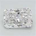 Lab Grown Diamond 1.09 Carats, Radiant with  Cut, E Color, VVS2 Clarity and Certified by IGI