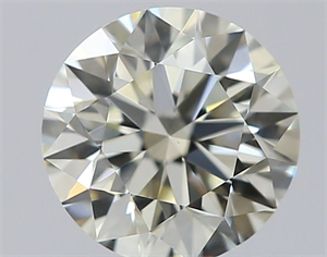 Picture of Natural Diamond 0.42 Carats, Round with Excellent Cut, K Color, VVS2 Clarity and Certified by IGI