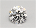 Del inventario de diamantes de laboratorio, 0.74 quilates, Redondo , Color D, claridad VVS2 y certificado IGI