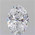 Natural Diamond 3.21 Carats, Oval with  Cut, D Color, SI1 Clarity and Certified by GIA