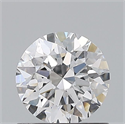 Natural Diamond 0.80 Carats, Round with Excellent Cut, D Color, SI1 Clarity and Certified by GIA