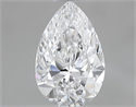 Natural Diamond 0.52 Carats, Pear with  Cut, D Color, VS1 Clarity and Certified by GIA